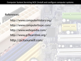 Slides Computer System Servicing LESSON 1 Computer System Servicing STE.pptx