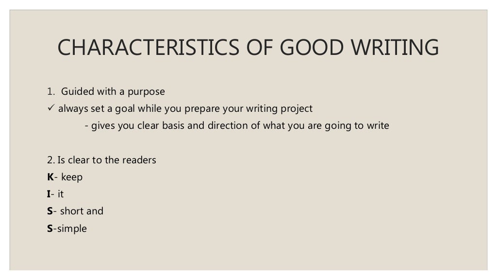 Lesson 1 dynamics of writing