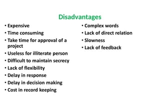 Disadvantages
 
