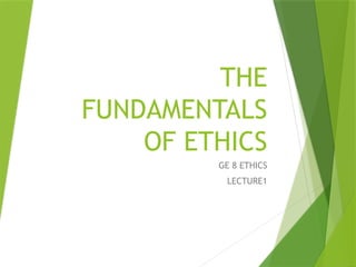 Comprehensive Introduction to the Fundamentals of Ethics and Moral ...