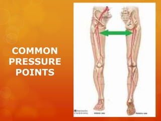 COMMON
PRESSURE
POINTS
 