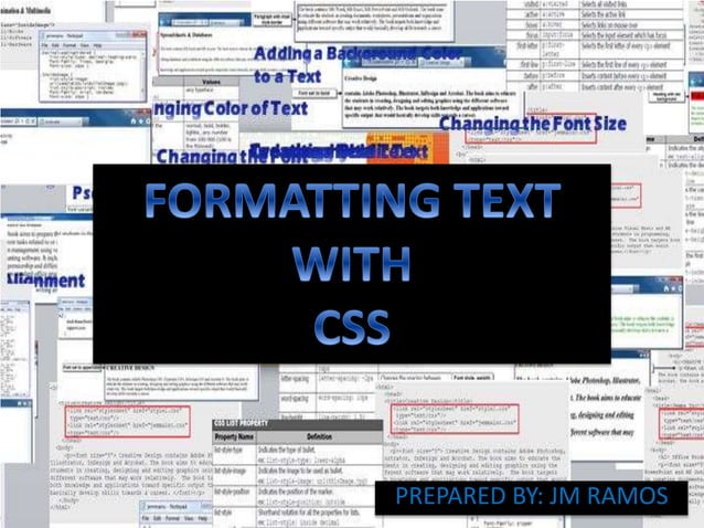 Formatting Text with CSS | PPT