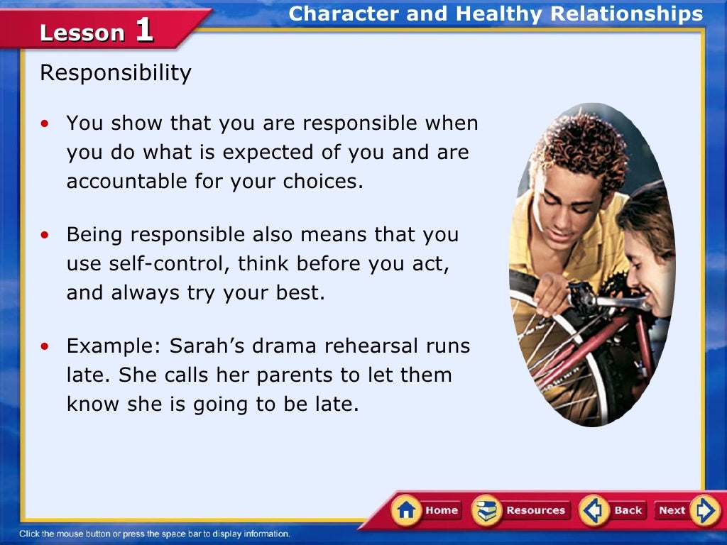 Lesson 1 foundations of healthy relationships