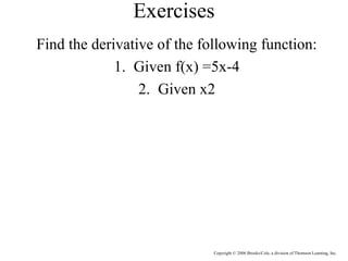 Lesson1 Functions, and Derivatives.ppt