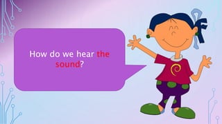 How do we hear the
sound?
 