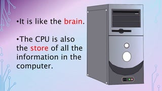 Computer Parts Lesson 1 | PPTX