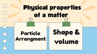 a presentation for grade 7 about matter and its different states as ...
