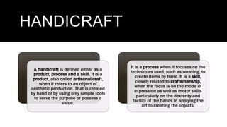 lesson 1 handicrafts( crafts and art) .pptx