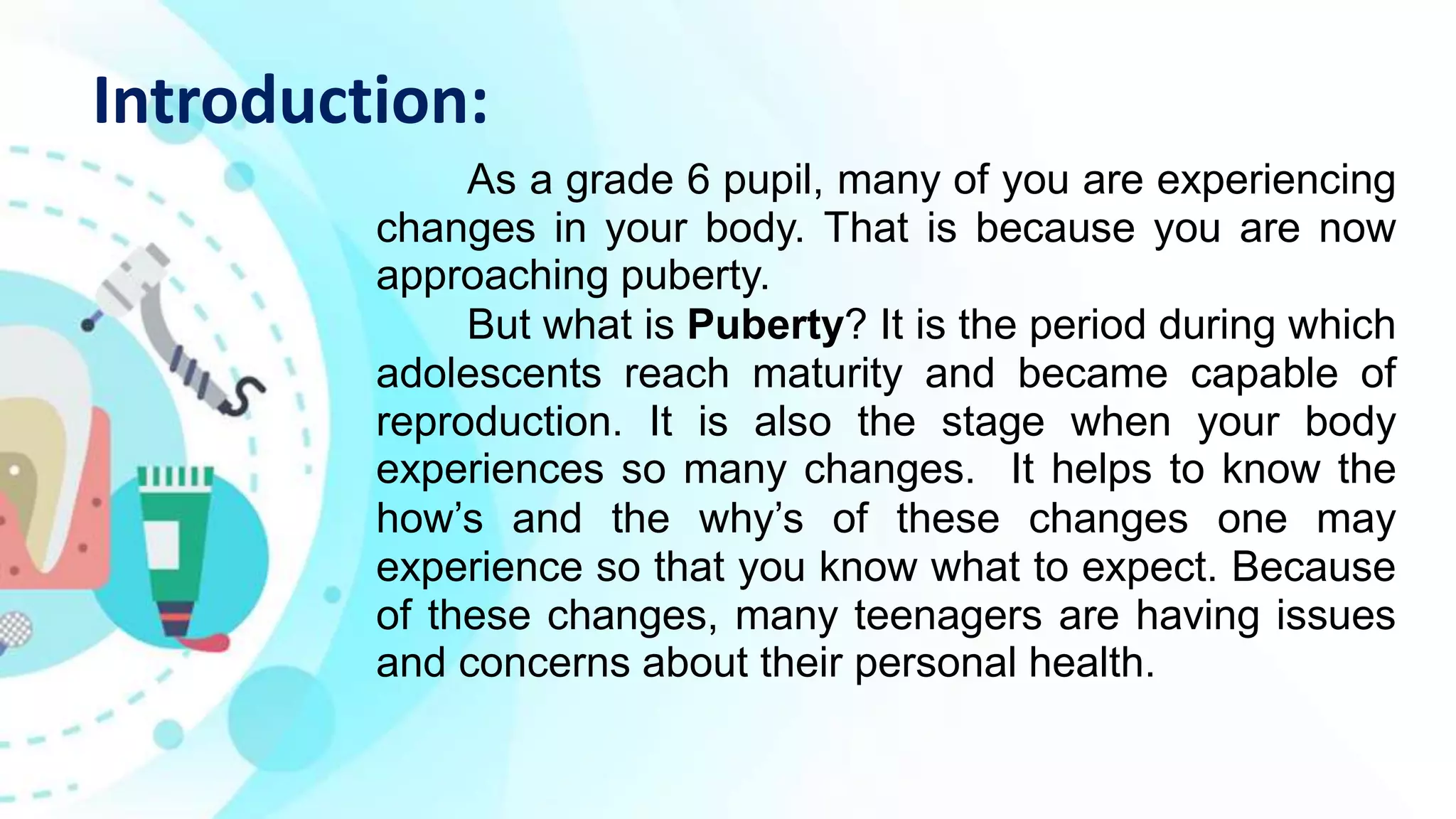Personal health issues and concerns ppt