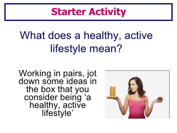 Lesson 1healthy active lifestyle