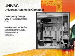 Historical background of ICT | PPTX