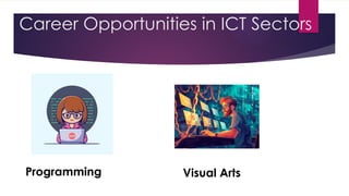 the different ICT sectors and their applications | PPTX
