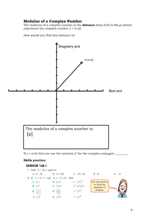 Lesson 1 imaginary and complex numbers p1 8 | PDF