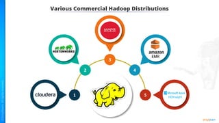 Various Commercial Hadoop Distributions
HDInsight
 
