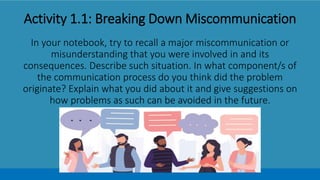 Solving Miscommunication Problem LESSON 1 introduction to media and information Literacy.pptx