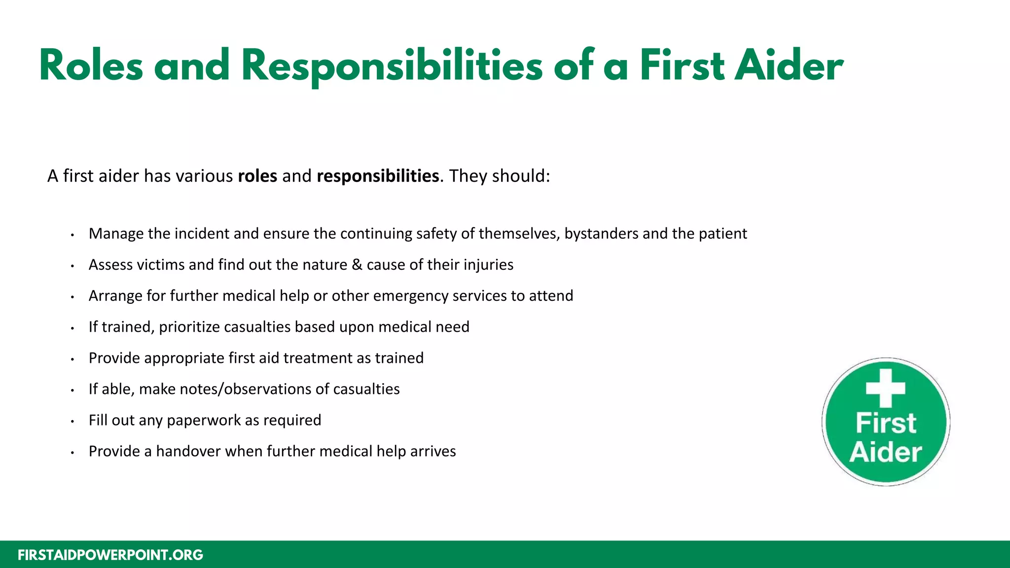 LESSON 1 INTRODUCTION TO SAFETY & FIRST AID.pptx