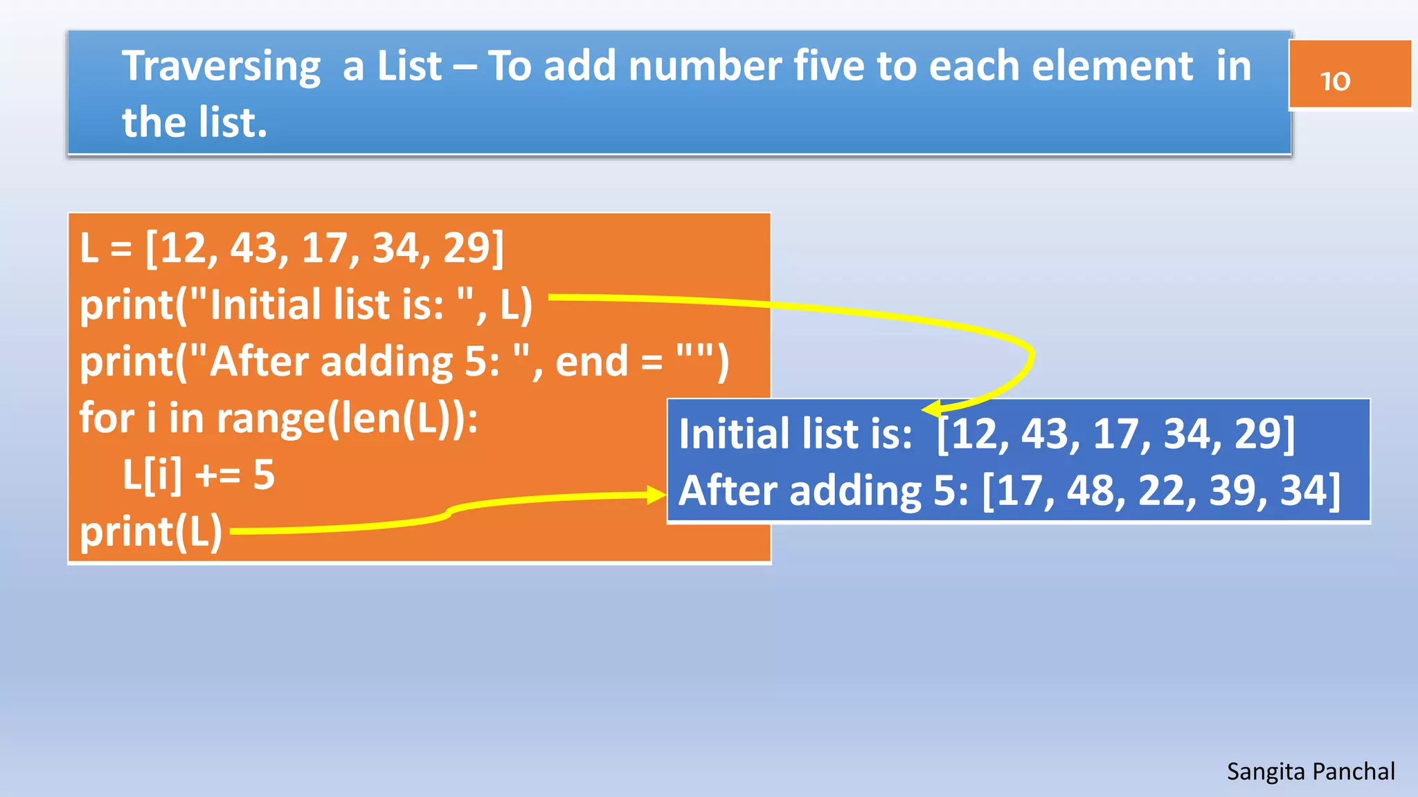 List and Dictionary in python | PPTX
