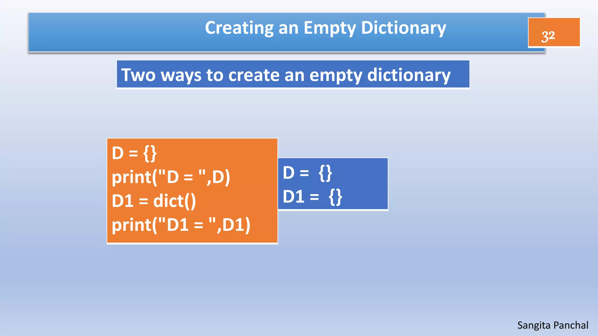 List and Dictionary in python | PPTX