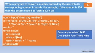 List and Dictionary in python | PPTX