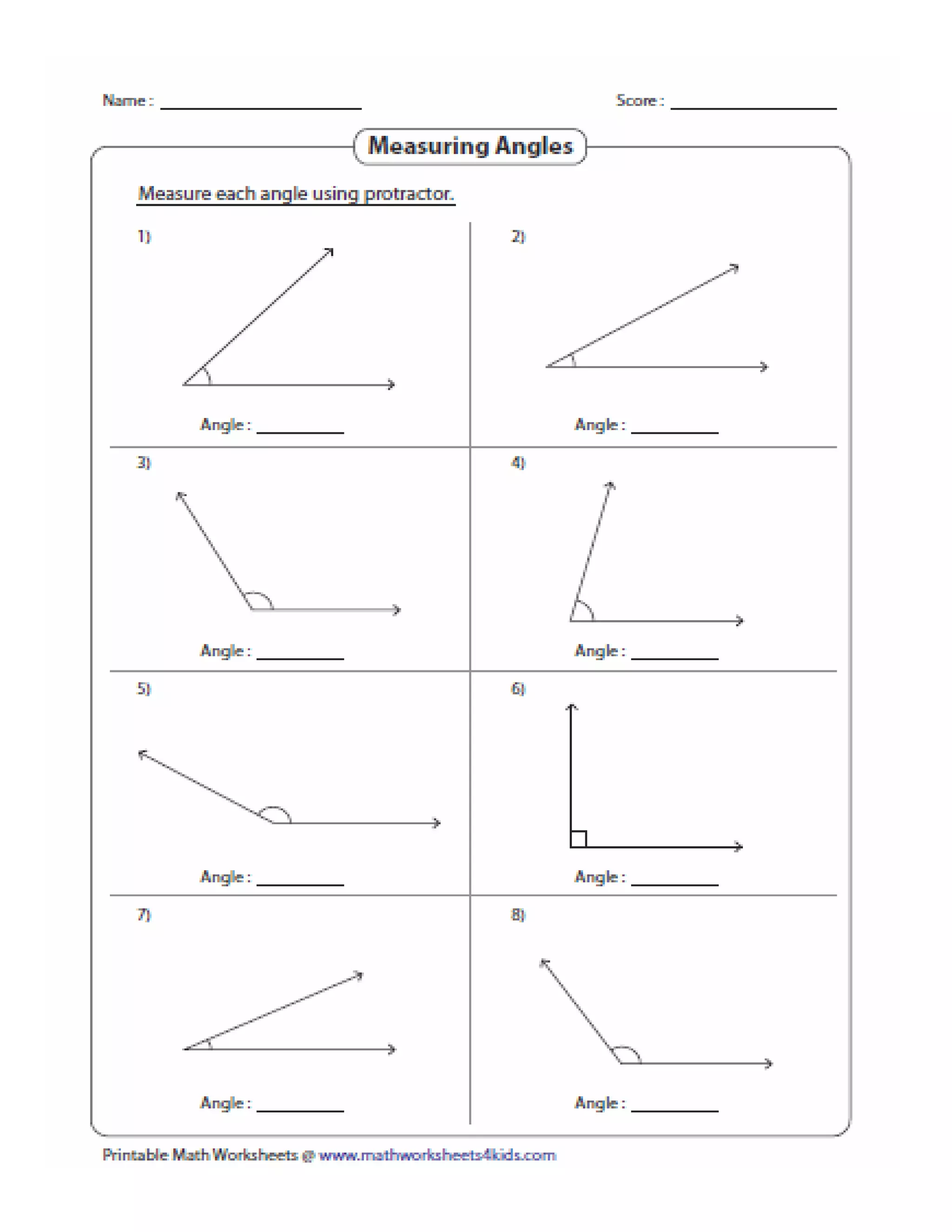 Lesson 1 Measuring Angles Pdf Lesson 1 Measuring Angles Pdf