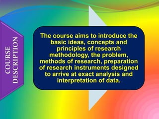 Lesson 1 methods of research | PPTX