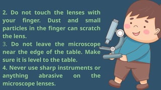 Microscope Hand Scratch LESSON 1_MICROSCOPE and its partsssssssss | PPTX