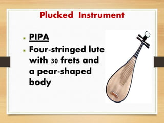 Chinese musical instruments with pictures and definition best sale