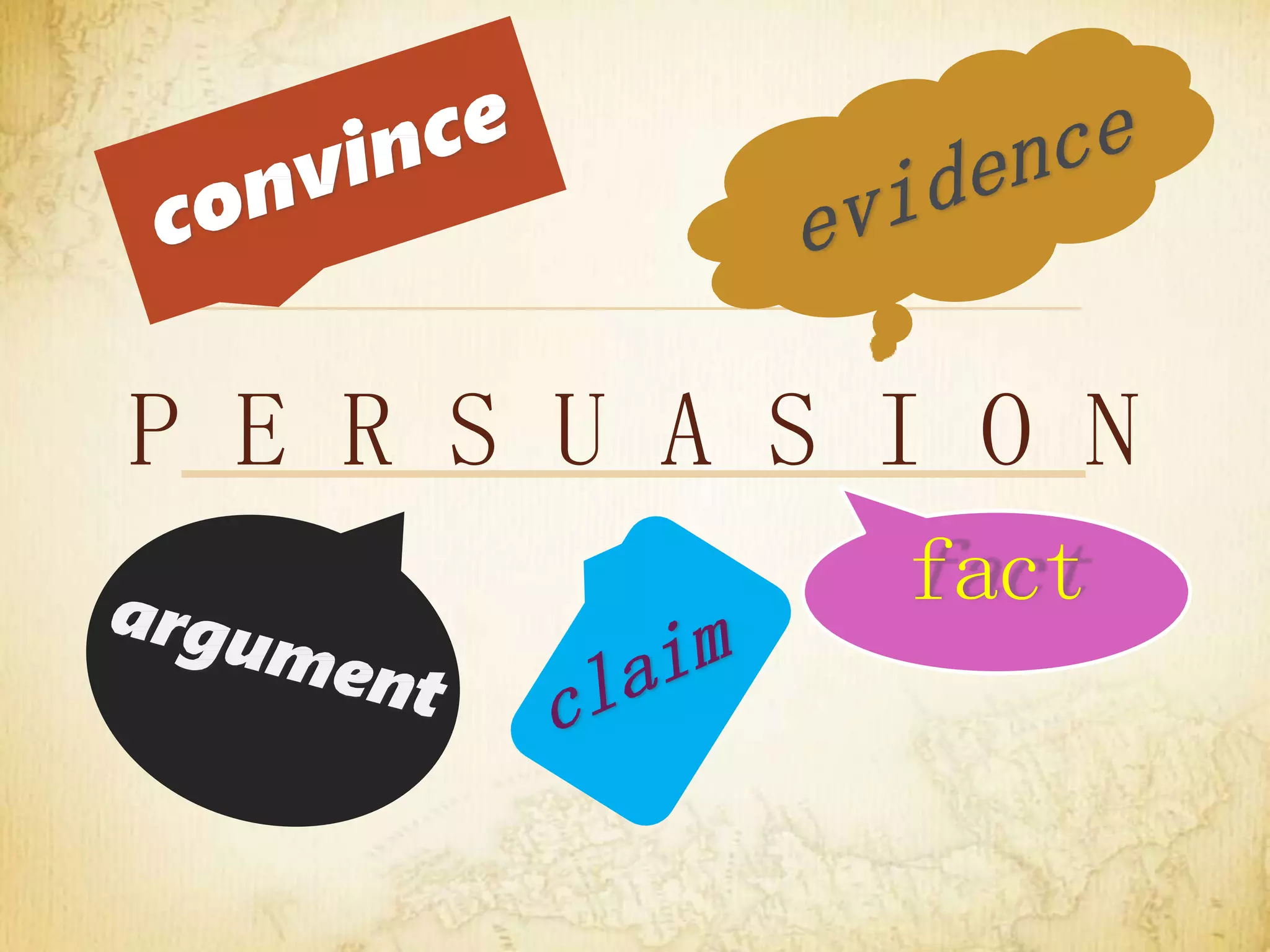 P E R S U A S I O N
fact
 