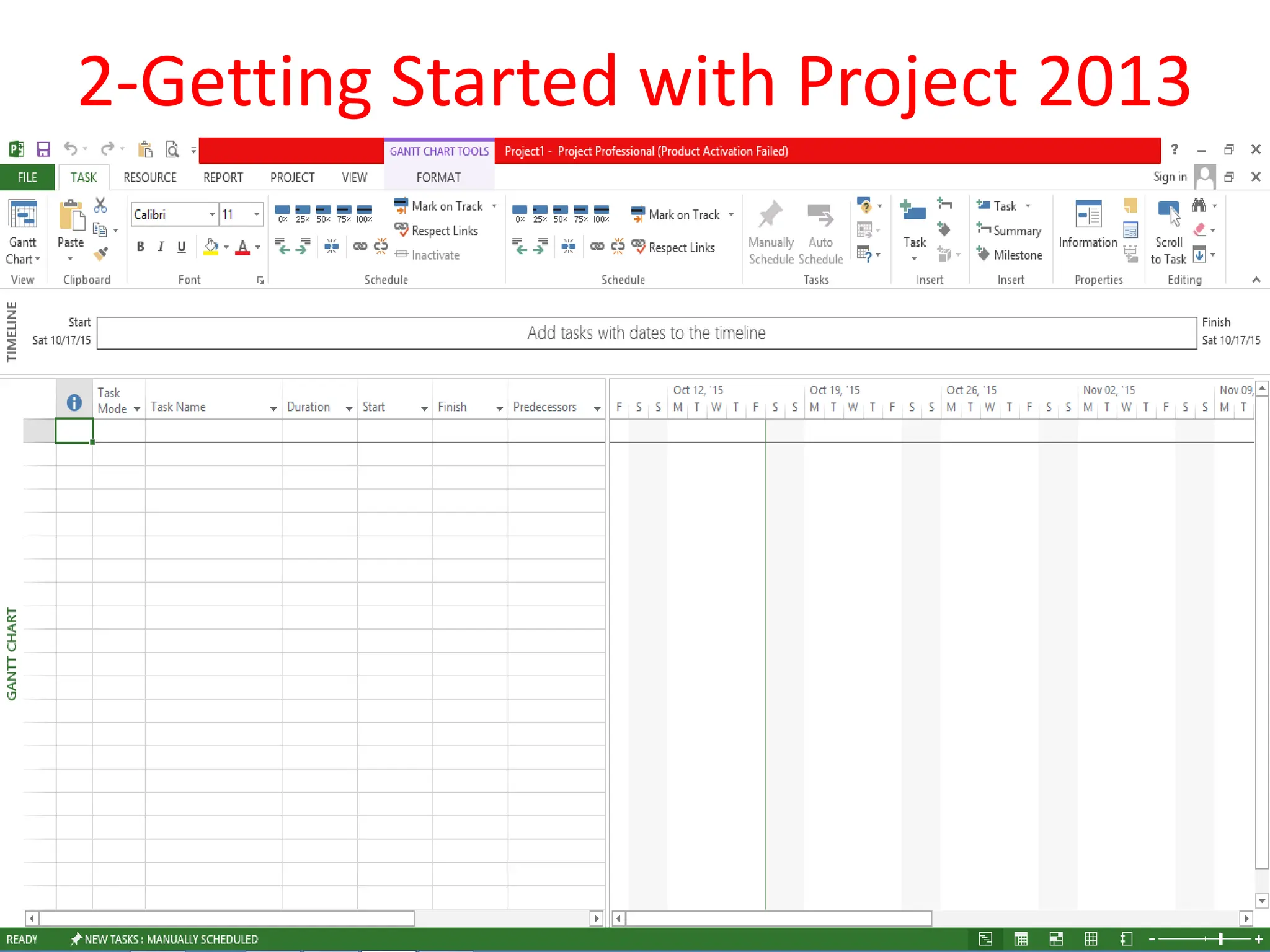 2-Getting Started with Project 2013
 