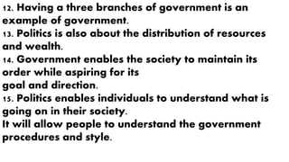 Small Government Examples LESSON 1 Politics, Governance and Government.pptx