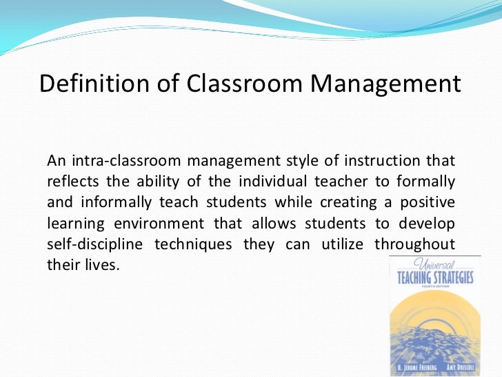 Developing classroom management strategies for the firstyear teacher…