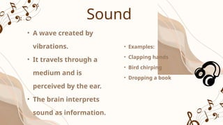 Lesson 1 PPT The Aural Realm: Sound Silence Music and Noise | PPTX