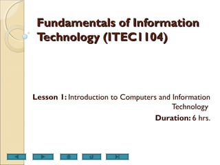 Lesson 1 presentation | PPT
