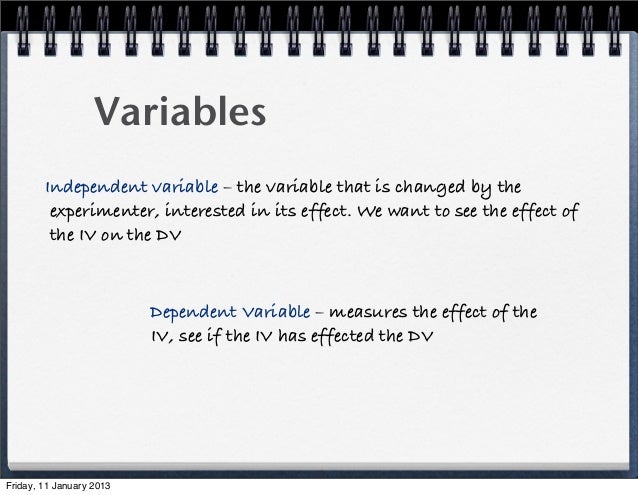 what does dependent variable mean in research