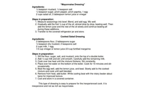 Powerpoint Dressing Paper LESSON 1 Salad Dressing Powerpoint.pptx
