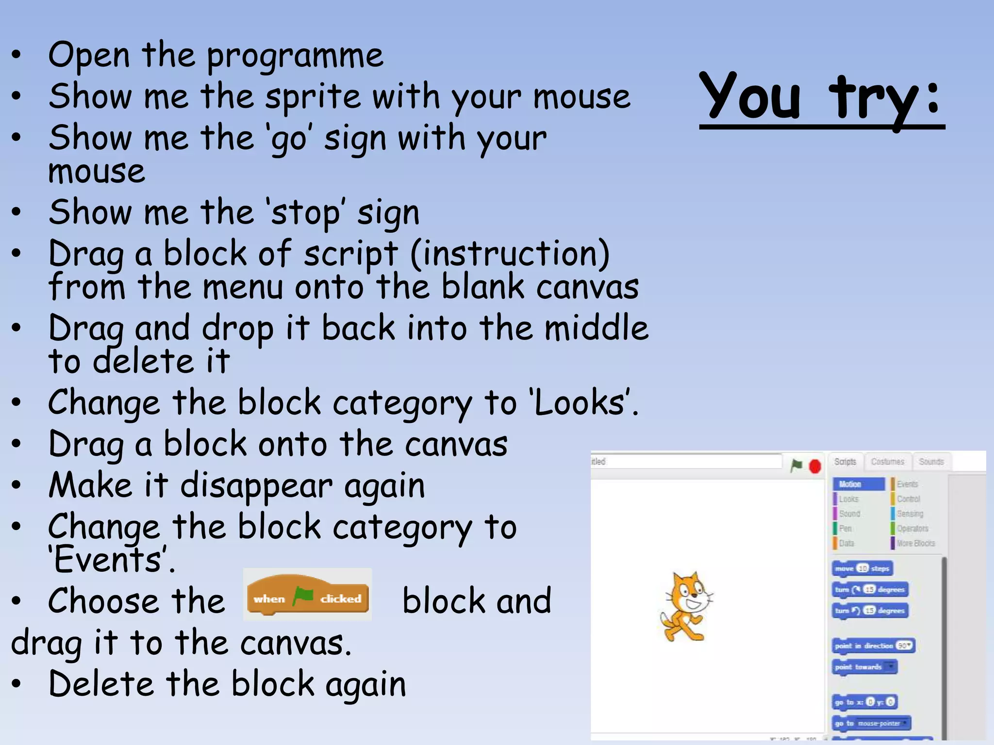 Lesson 1: Scratch Computer Programming | PPTX