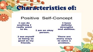 Characteristics of:
 