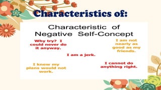 Characteristics of:
 
