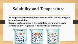 Lesson 1 solution and mixtures it describe also oure substances and ...