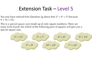 Extension Task – Level 5
 