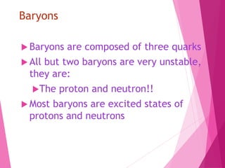 Particle Physics and Fundamental Particles | PPTX