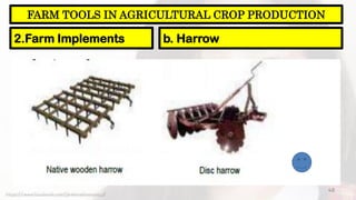 Agri-Crop Production - Lesson 1 use farm tools and equipment | PDF