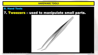 Hand Tools Use In Computer ICT: Computer Hardware Services - Lesson 1 use hand tools by Je-Jireh ...