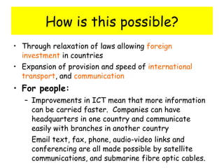 Lesson 1 What Is Globalisation | PPT