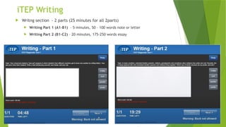 Itep Writing Examples Lesson 1 writing.pptx uded in class hdfhjcxxcjcvvhhhbbxbbxbhxjxzj | PPTX