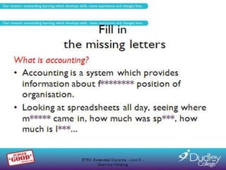 BTEC Extended Diploma - Unit 5 -   3
       Sharron Holding
 