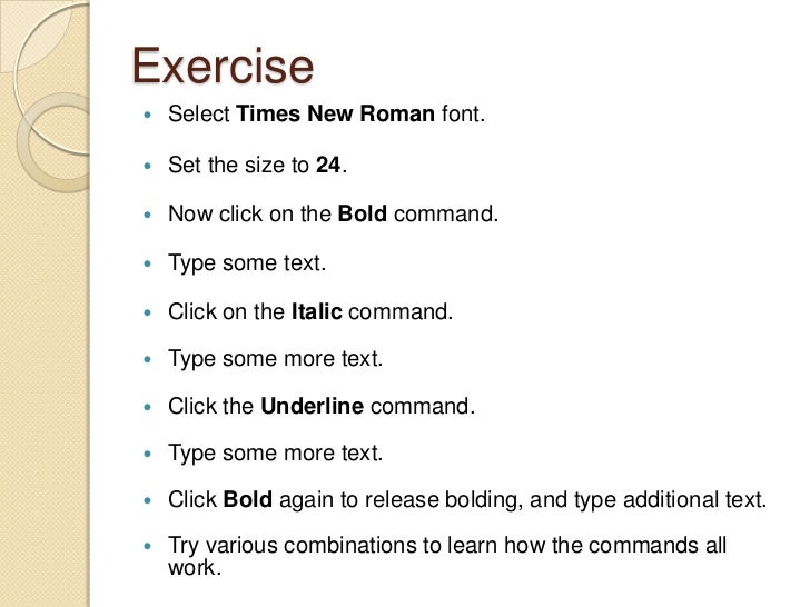 beginners microsoft office word 2007 lesson 2 microsoft office exercise