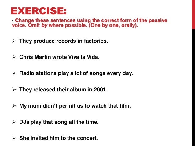 Passive Voice: an Introduction.