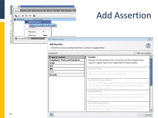 Add Assertion 
24 
 