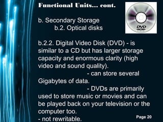 Lesson2.1 computer components rev2 | PPT